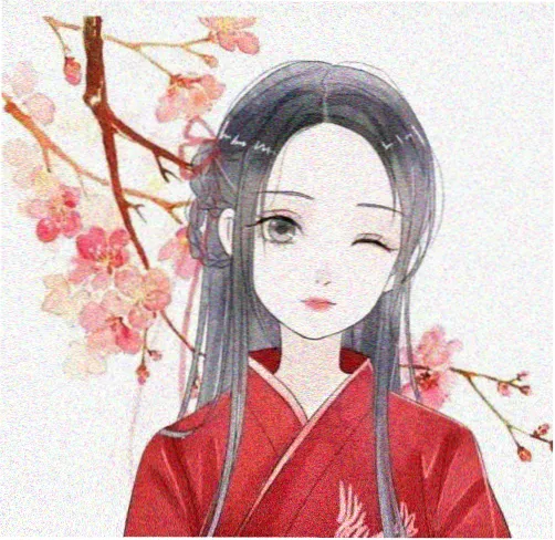 留言读者头像：短发读者侧影